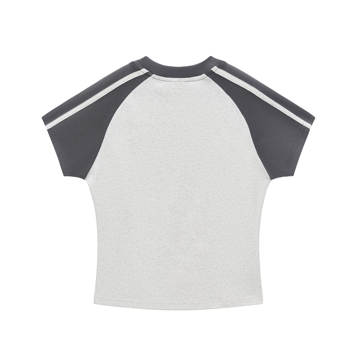 Contrast Stripes Bodycon Sleeve T-Shirt